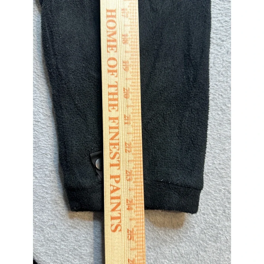 The North Face Fleece Jacket Mens Medium Black Full Zip‎ Outdoor Hiking Warm